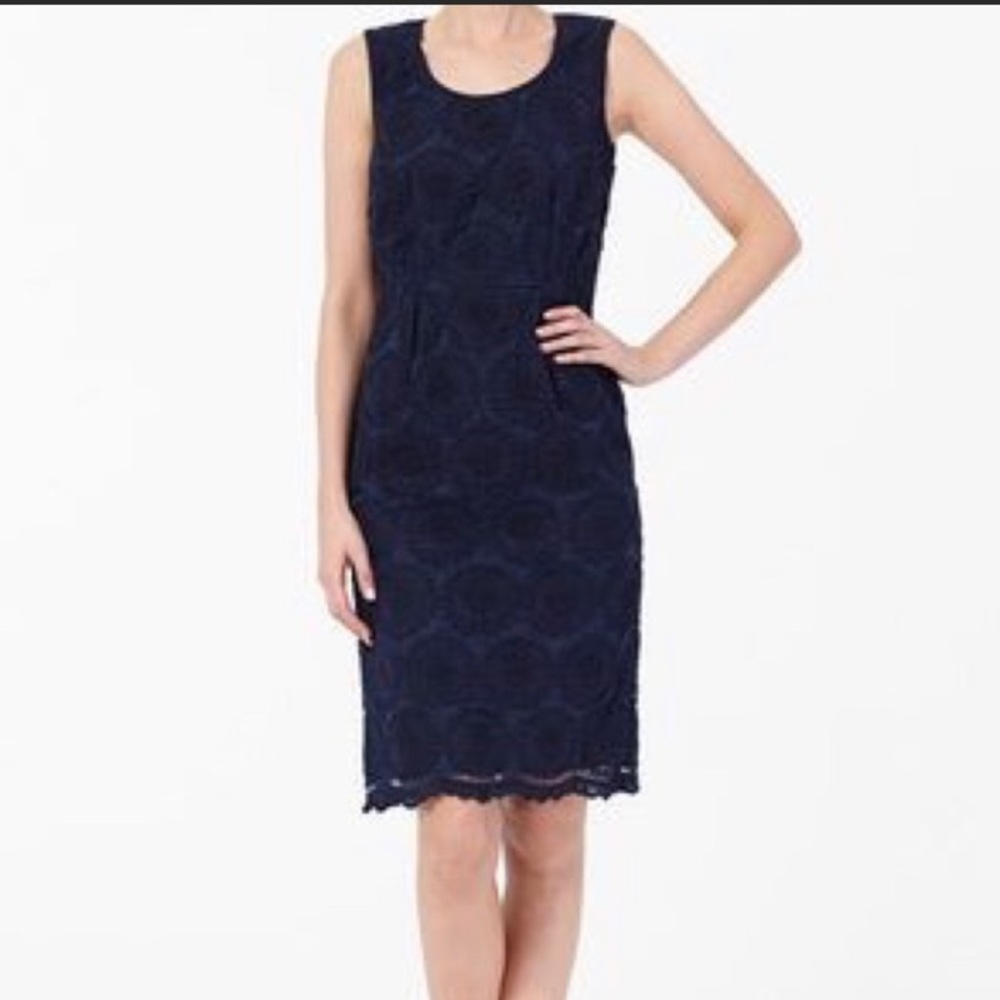 Boden Floral Lace Embroidered Dress 14
